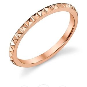 Anita Ko Rose Gold spike ring